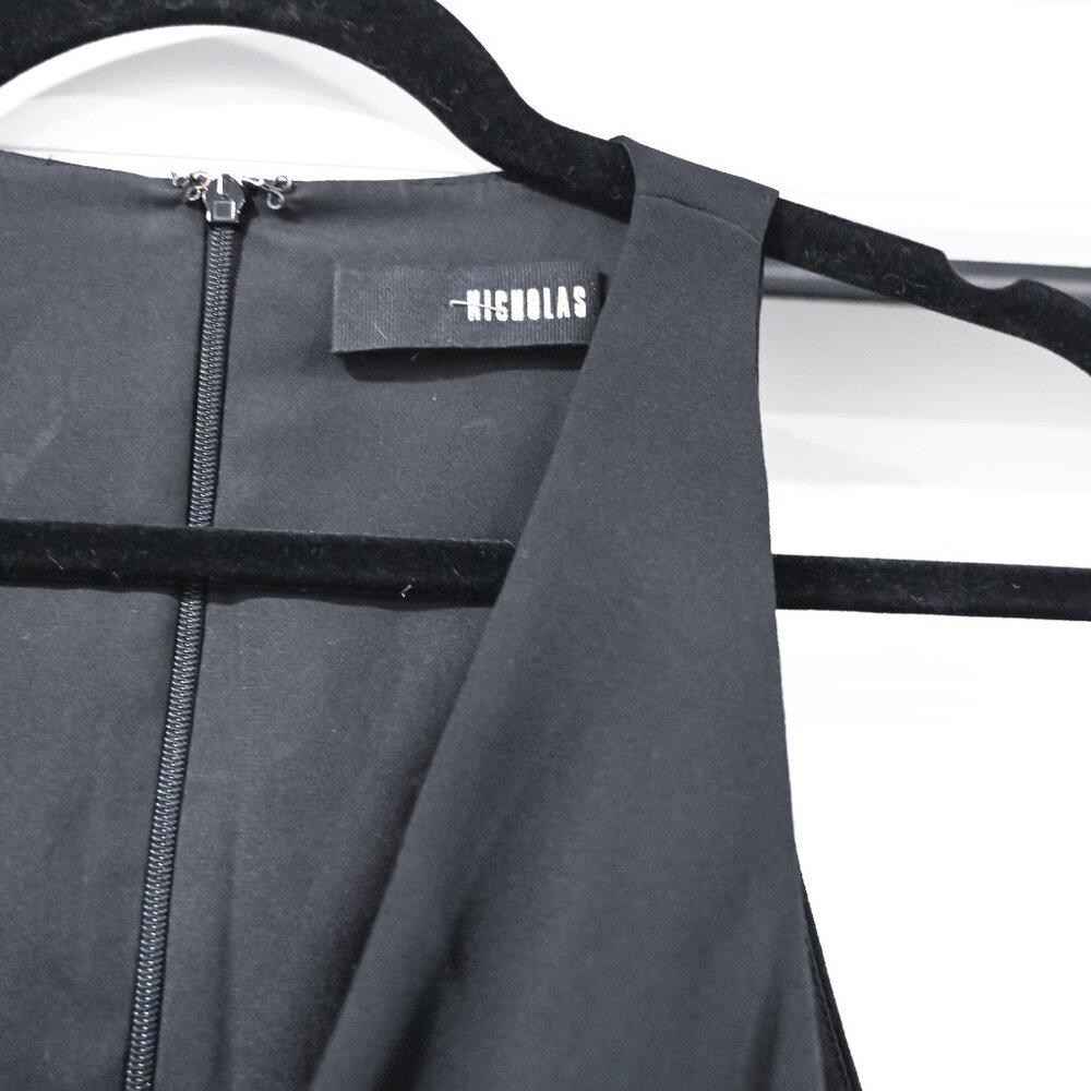 Nicholas Size 4 Deep V-Neck Drape Sleeveless Blou… - image 3